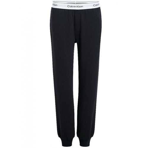 Modern Cotton Lounge Jogging Bottoms, Black