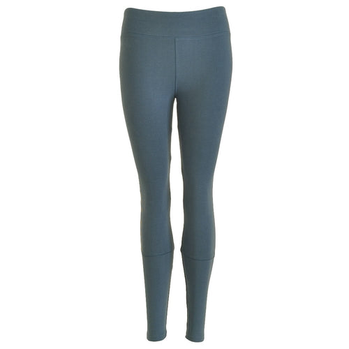 Nahtlose Logo-Leggings, Blauer Stahl