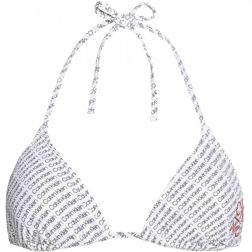 Triangle Swim Top, CK NYC Diagonal Logo