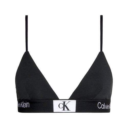 CK 1996 Unlined Triangle Bra, Black