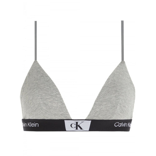 CK 1996 Unlined Triangle Bra, Grey Heather