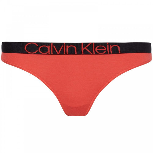 Calvin Klein - CK Reconsidered Comfort Thong, Punch Pink - Boxers - and - Briefs.net