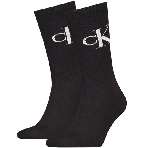 Calvin KleinSocks 2 - pack2 - Pack CK Jeans Logo Sports Socks, BlackBoxers & Briefs