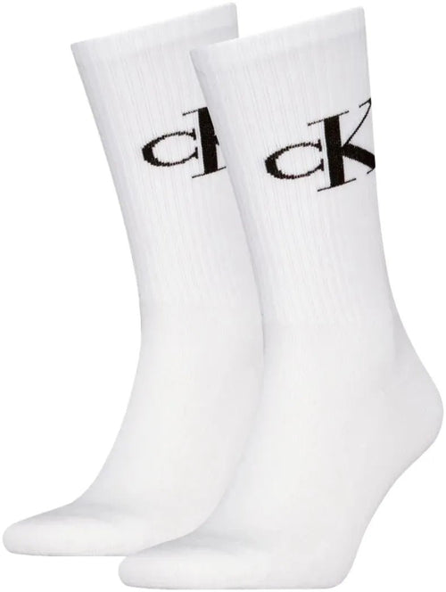 Calvin KleinSocks 2 - pack2 - Pack CK Jeans Logo Sports Socks, WhiteBoxers & Briefs