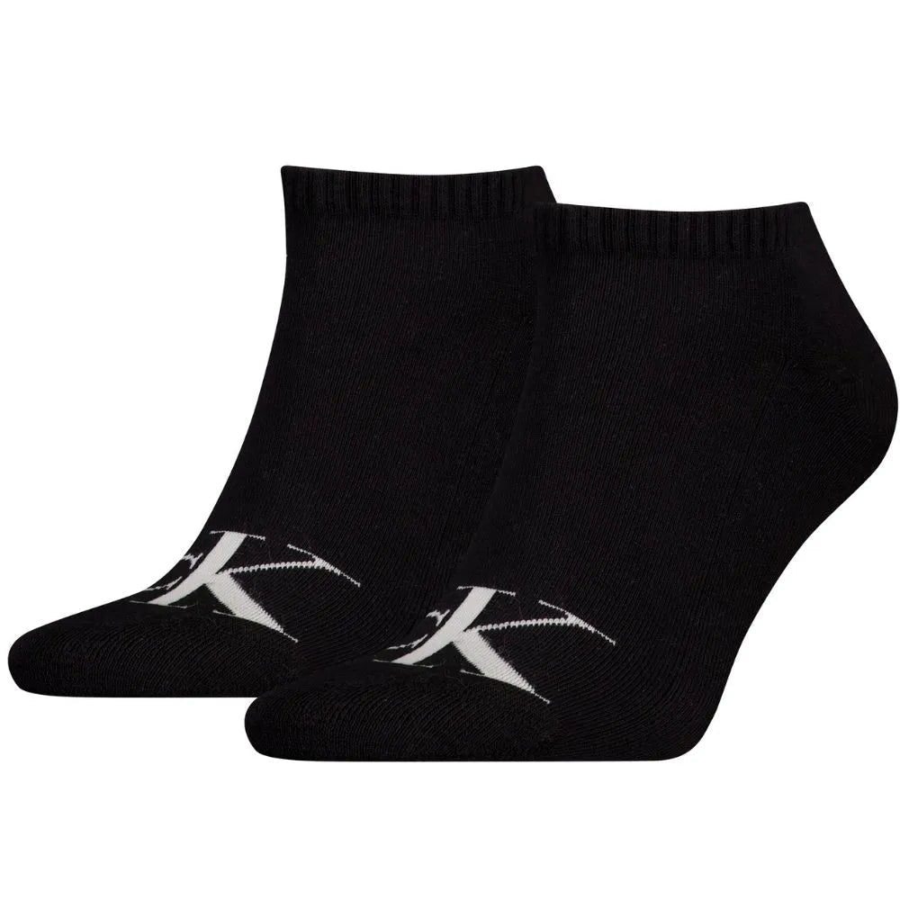 Calvin KleinSocks 2 - pack2 - Pack CK Jeans Logo Sports Trainer Socks, BlackBoxers & Briefs
