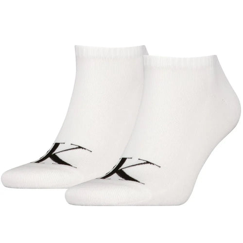 Calvin KleinSocks 2 - pack2 - Pack CK Jeans Logo Sports Trainer Socks, WhiteBoxers & Briefs