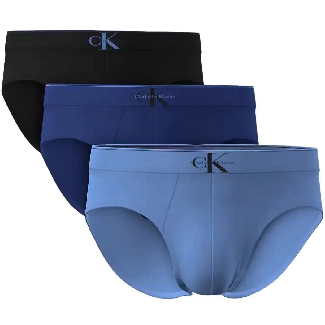 Calvin KleinBriefs 3 - pack3 - Pack CK Archive Briefs, Black/Blue/BlueBoxers & Briefs