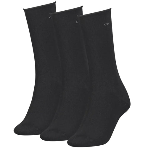 Calvin KleinSocks 3 - pack3 - Pack Classic Roll - Top Women's Socks, BlackBoxers & Briefs