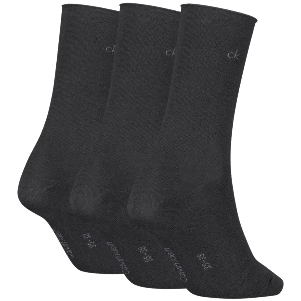 Calvin KleinSocks 3 - pack3 - Pack Classic Roll - Top Women's Socks, BlackBoxers & Briefs