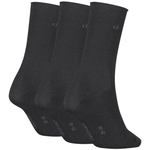 Calvin KleinSocks 3 - pack3 - Pack Classic Roll - Top Women's Socks, BlackBoxers & Briefs