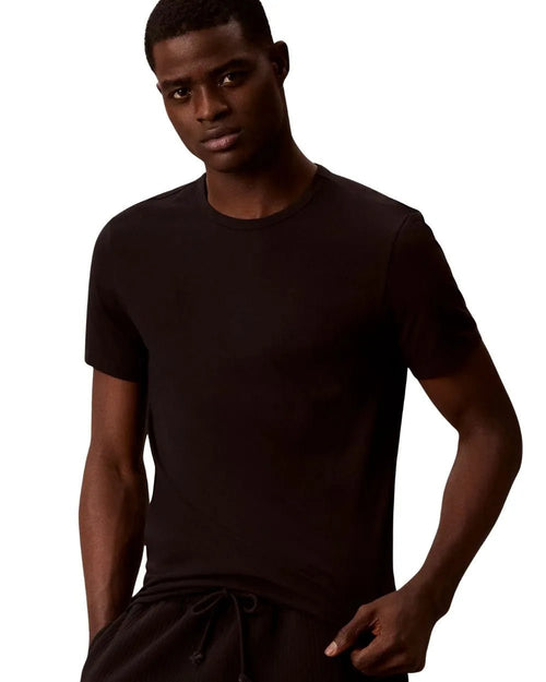 Calvin KleinT-Shirts 3 - pack3 - Pack Cotton Microfibre Stretch T-Shirts, Black/White/BlueBoxers & Briefs