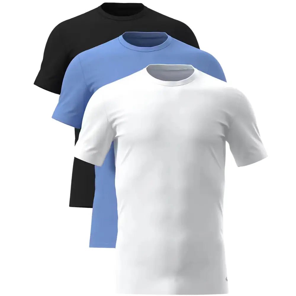 Calvin KleinT-Shirts 3 - pack3 - Pack Cotton Microfibre Stretch T-Shirts, Black/White/BlueBoxers & Briefs