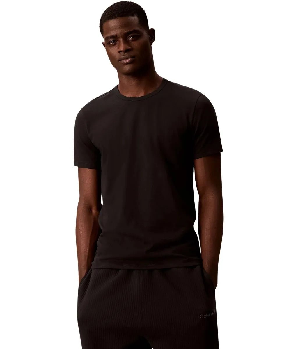 Calvin KleinT-Shirts 3 - pack3 - Pack Cotton Microfibre Stretch T-Shirts, Black/White/BlueBoxers & Briefs