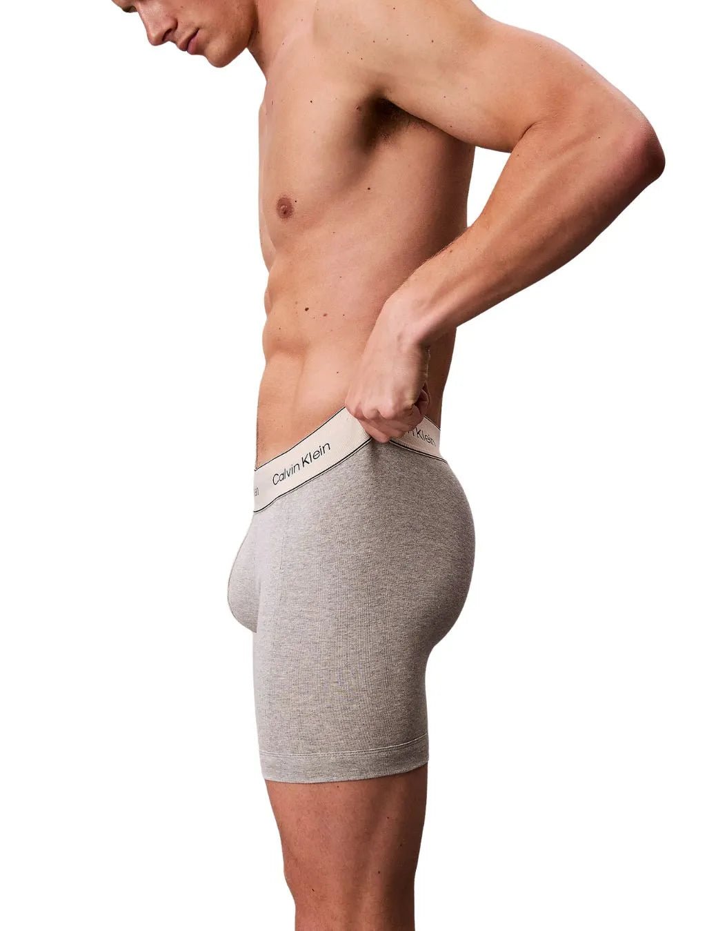 Calvin KleinBoxer Briefs 3 - pack3 - Pack Heritage Cotton Boxer Briefs, Oyster Grey / Grey Heather / WhiteBoxers & Briefs
