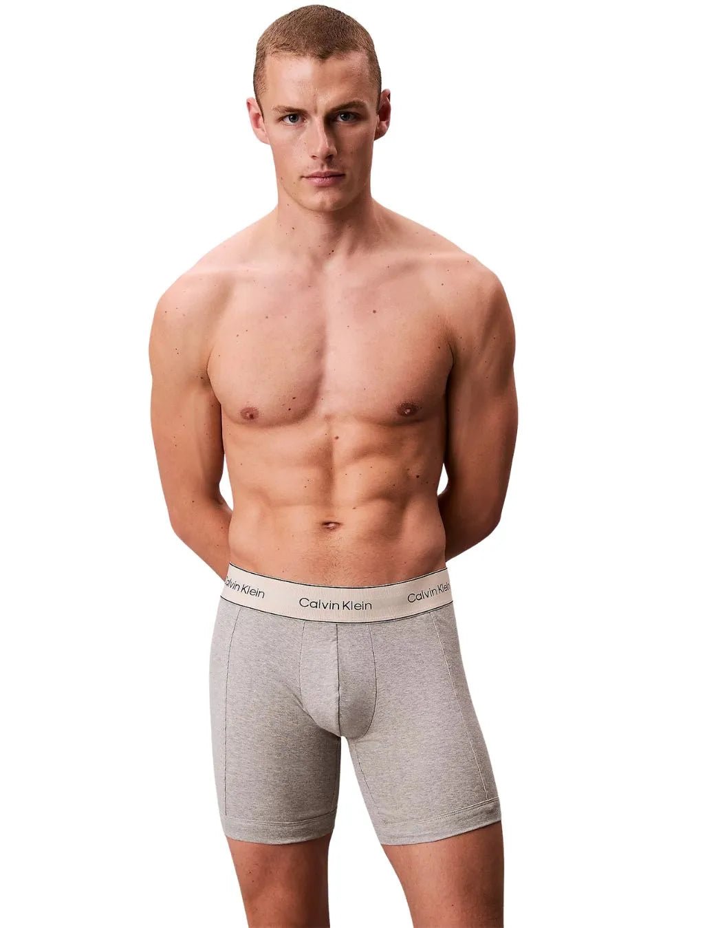 Calvin KleinBoxer Briefs 3 - pack3 - Pack Heritage Cotton Boxer Briefs, Oyster Grey / Grey Heather / WhiteBoxers & Briefs