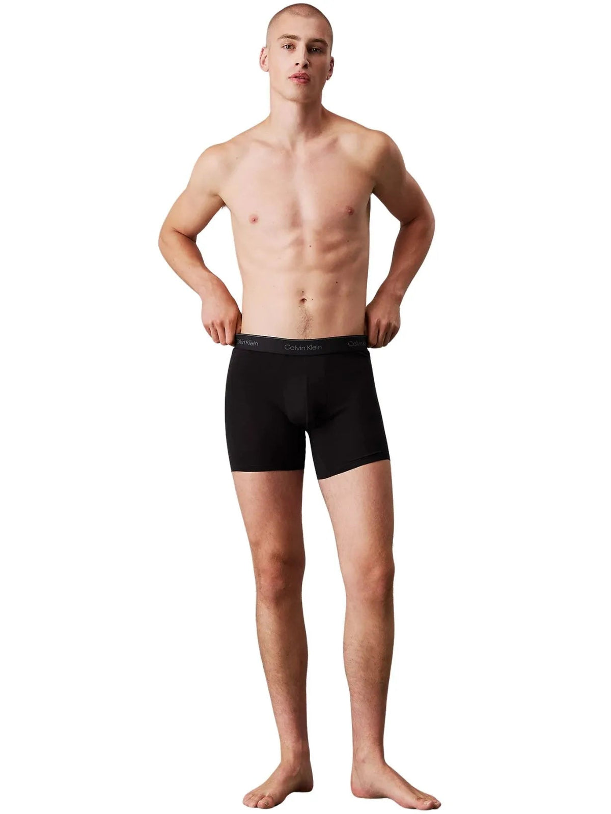 Calvin KleinBoxer Briefs 3 - pack3 - Pack Icon Cotton Stretch Boxer Briefs, Black/Glacier/BluebellBoxers & Briefs