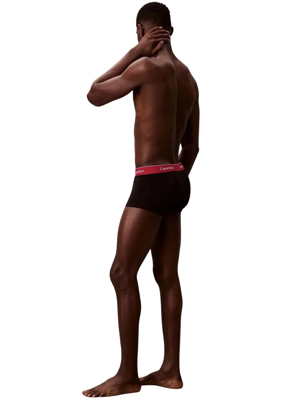 Calvin KleinTrunks 3 - pack3 - Pack Icon Cotton Stretch Low - Rise Boxer Trunks, Black with fall berry and frozenBoxers & Briefs