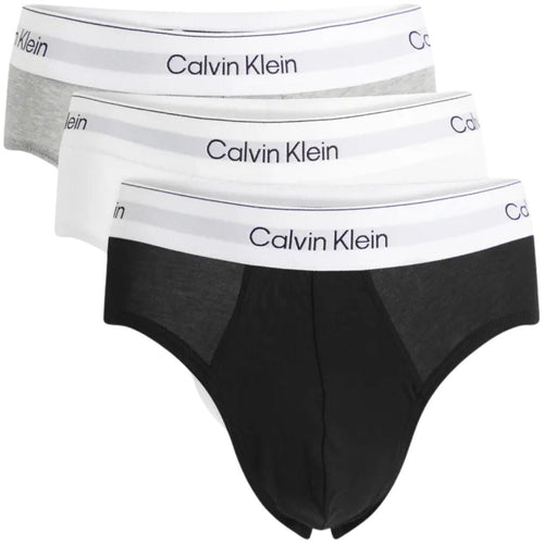 Calvin KleinBriefs 3 - pack3 - Pack Icon Cotton Stretch Men's Briefs, Black/White/GreyBoxers & Briefs