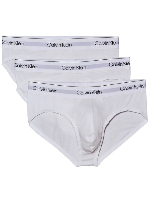 Calvin KleinBriefs 3 - pack3 - Pack Icon Cotton Stretch Men's Briefs, WhiteBoxers - and - Briefs.net