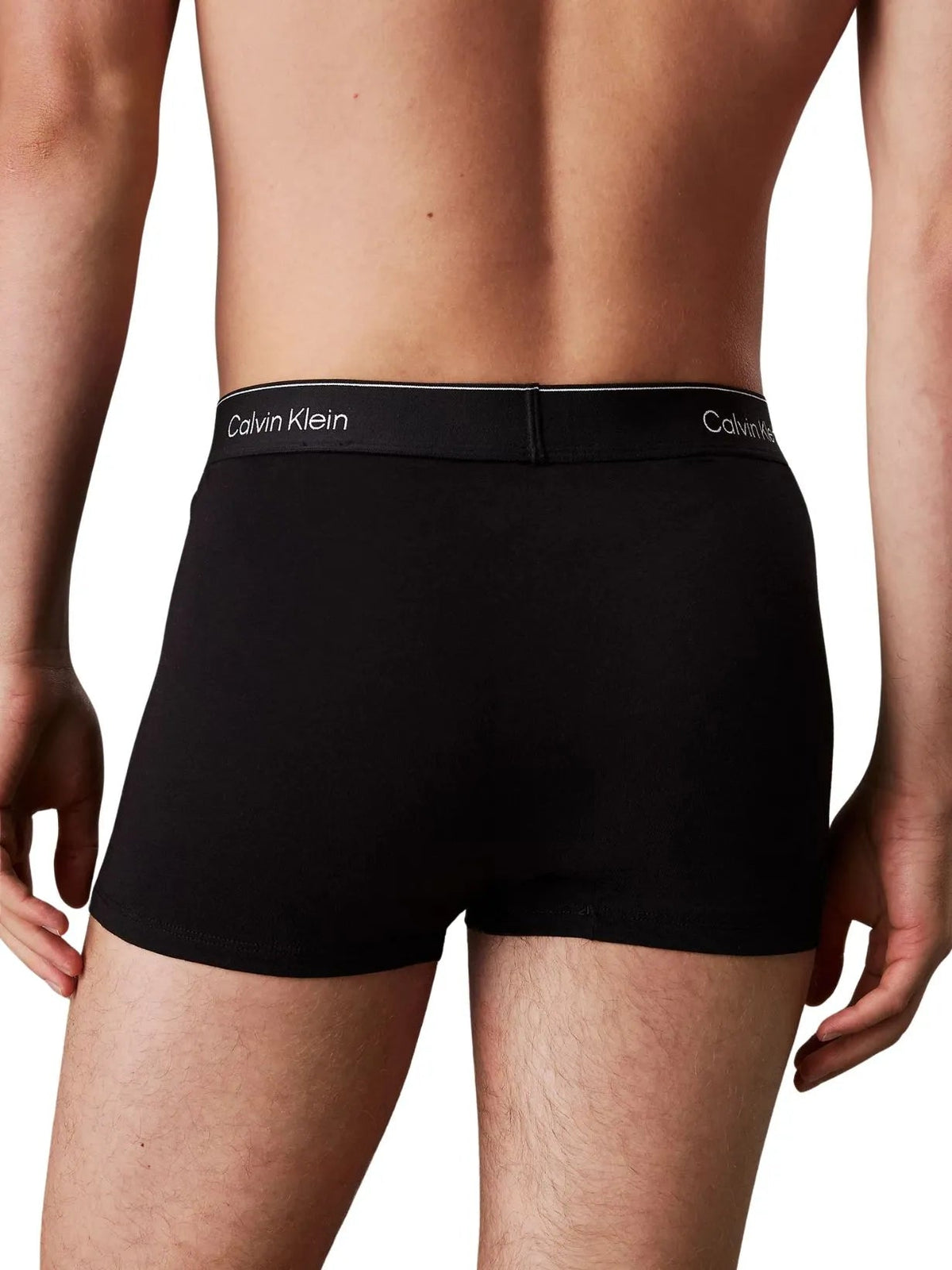 Calvin KleinTrunks 3 - pack3 - Pack Icon Cotton Stretch 'Relaxed Dart' Boxer Trunks, All BlackBoxers & Briefs