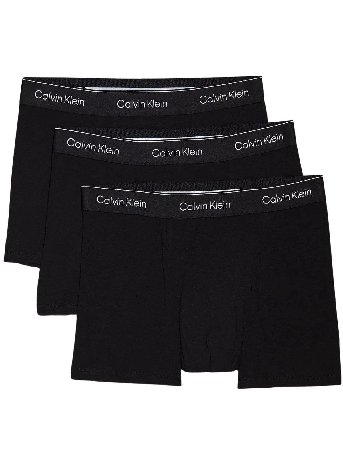 Calvin KleinTrunks 3 - pack3 - Pack Icon Cotton Stretch 'Relaxed Dart' Boxer Trunks, All BlackBoxers & Briefs