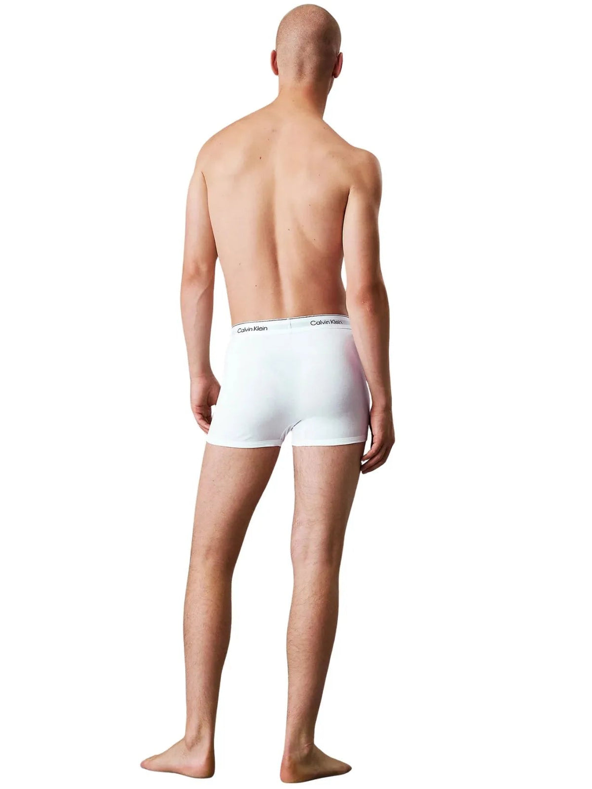 Calvin KleinTrunks 3 - pack3 - Pack Icon Cotton Stretch 'Relaxed Dart' Boxer Trunks, All WhiteBoxers & Briefs