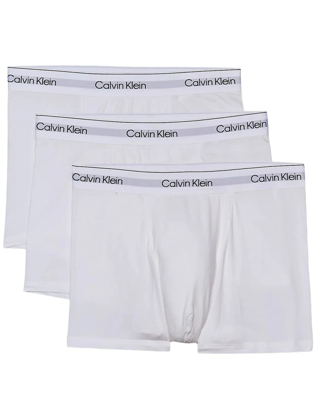 Calvin KleinTrunks 3 - pack3 - Pack Icon Cotton Stretch 'Relaxed Dart' Boxer Trunks, All WhiteBoxers & Briefs
