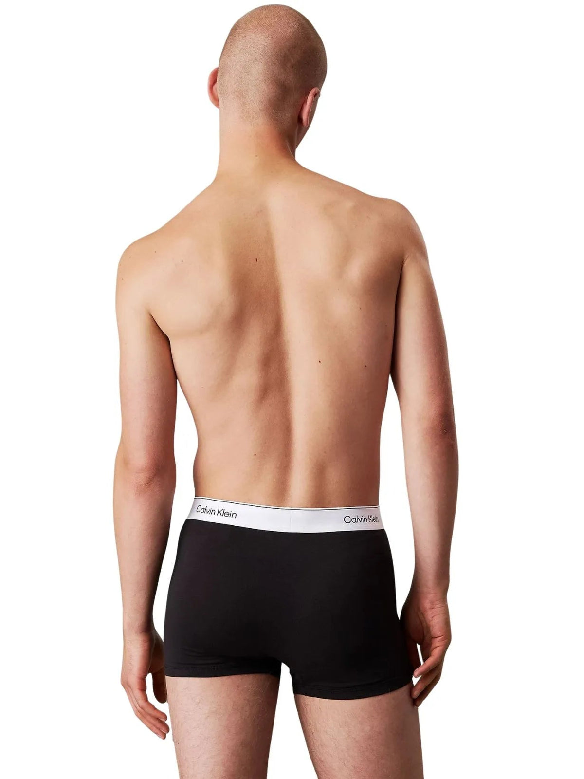 Calvin KleinTrunks 3 - pack3 - Pack Icon Cotton Stretch 'Relaxed Dart' Boxer Trunks, Black/Glacier/BluebellBoxers & Briefs