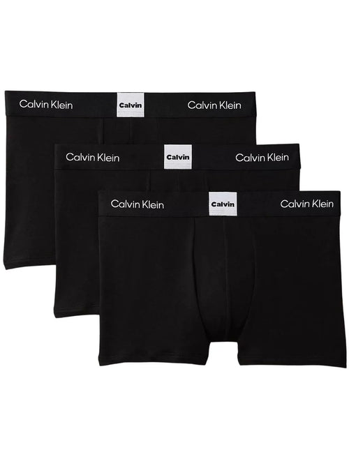 Calvin KleinTrunks 3 - pack3 - Pack Icon Logo Graphic Boxer Trunks, BlackBoxers & Briefs