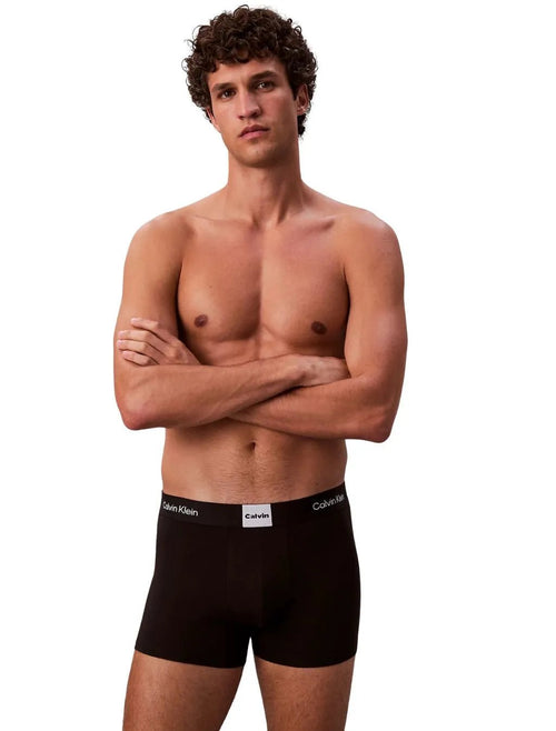 Calvin KleinTrunks 3 - pack3 - Pack Icon Logo Graphic Boxer Trunks, BlackBoxers & Briefs