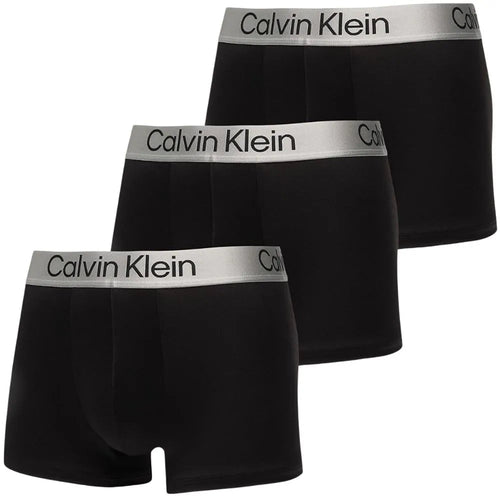 Calvin KleinTrunks 3 - pack3 - Pack Icon Microfibre Stretch Boxer Trunks, BlackBoxers & Briefs