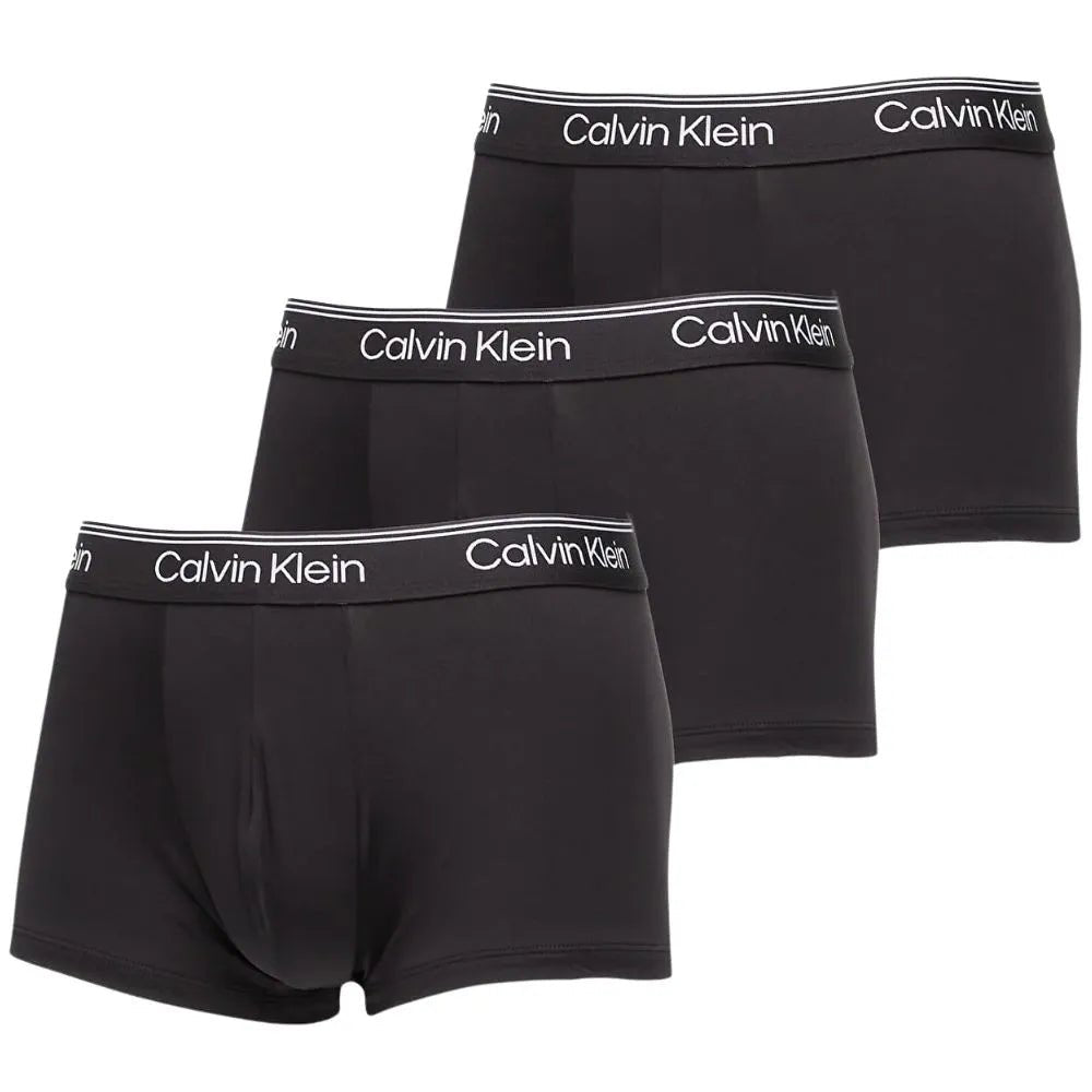Calvin KleinTrunks 3 - pack3 - Pack Icon Microfibre Stretch Low - Rise Boxer Trunks, BlackBoxers & Briefs