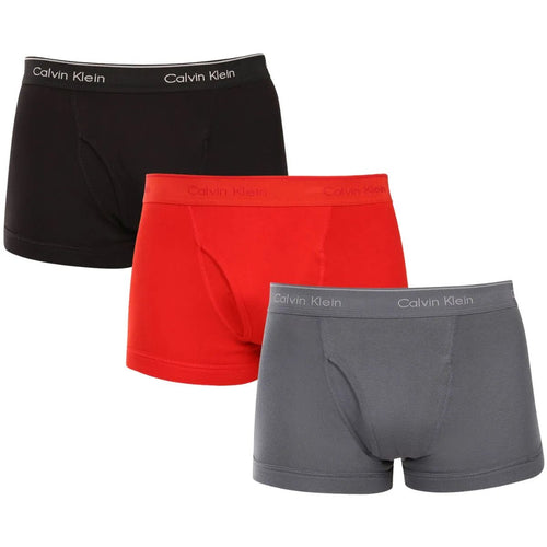 Calvin KleinTrunks 3 - pack3 - Pack Pure Cotton Boxer Trunks, Turbulence / Adrenaline Rush / BlackBoxers & Briefs