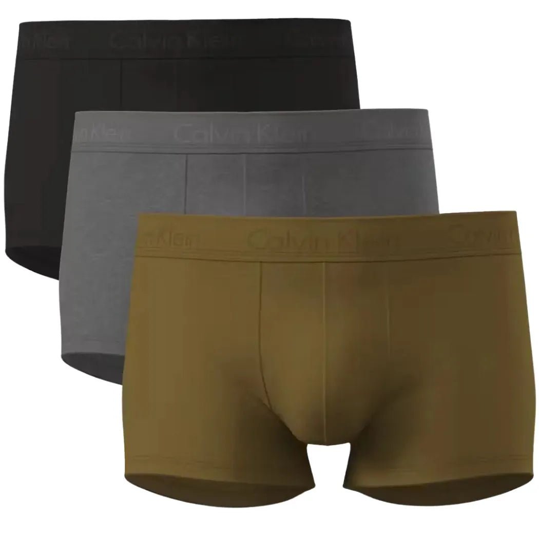 Calvin KleinTrunks 3 - pack3 - Pack Ultra Soft Modal Boxer Trunks, Black/Grey/KhakiBoxers & Briefs