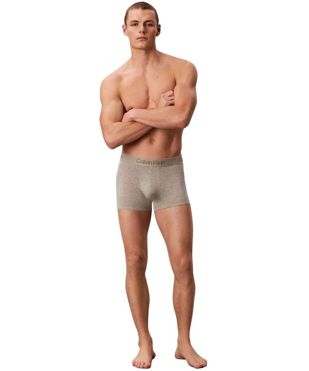 Calvin KleinTrunks 3 - pack3 - Pack Ultra Soft Modal Boxer Trunks, Black/Grey/KhakiBoxers & Briefs