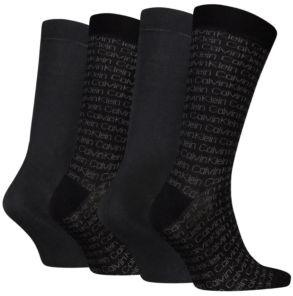Calvin KleinSocks 4 - pack4 - Pack Allover Logo Socks Gift Tin, BlackBoxers & Briefs