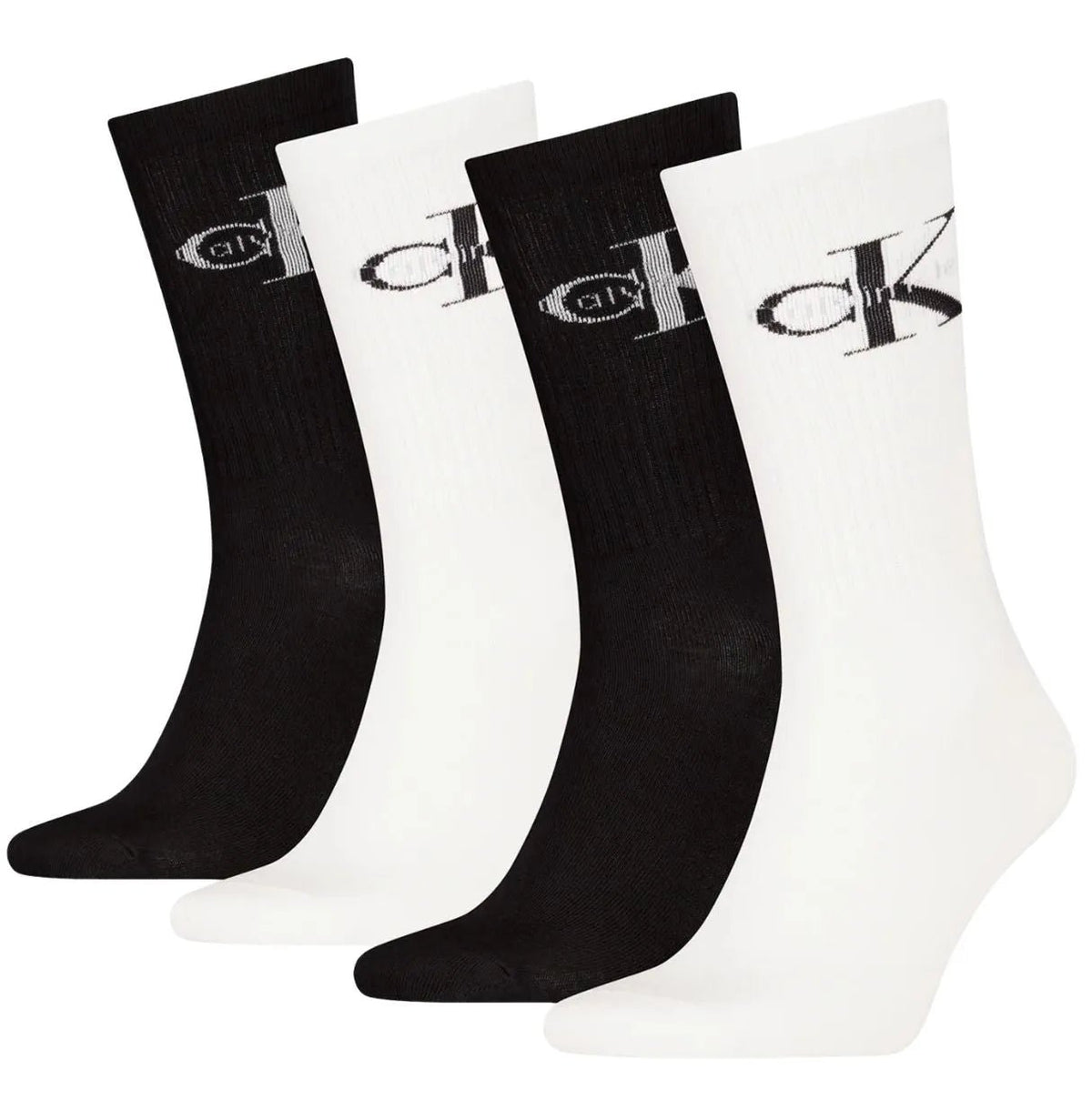 Calvin KleinSocks 4 - pack4 - Pack CK Jeans Logo Sports Socks Gift Tin, Black/WhiteBoxers & Briefs