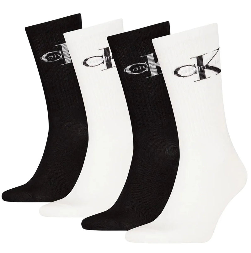 Calvin KleinSocks 4 - pack4 - Pack CK Jeans Logo Sports Socks Gift Tin, Black/WhiteBoxers & Briefs