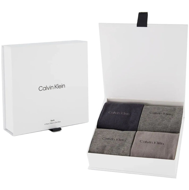 Calvin KleinSocks 4 - pack4 - Pack Premium Combed Cotton Socks Gift Box, Grey ComboBoxers & Briefs
