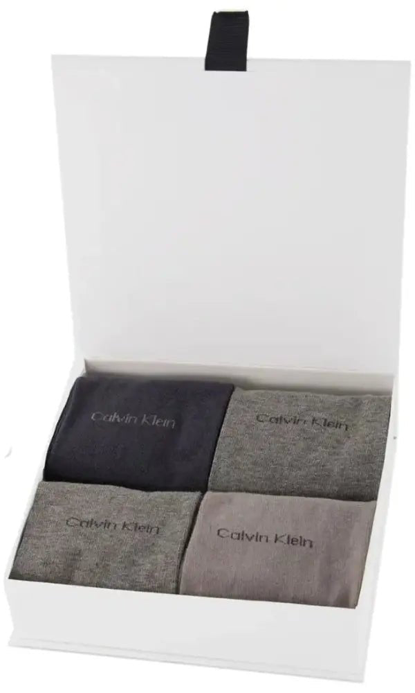 Calvin KleinSocks 4 - pack4 - Pack Premium Combed Cotton Socks Gift Box, Grey ComboBoxers & Briefs