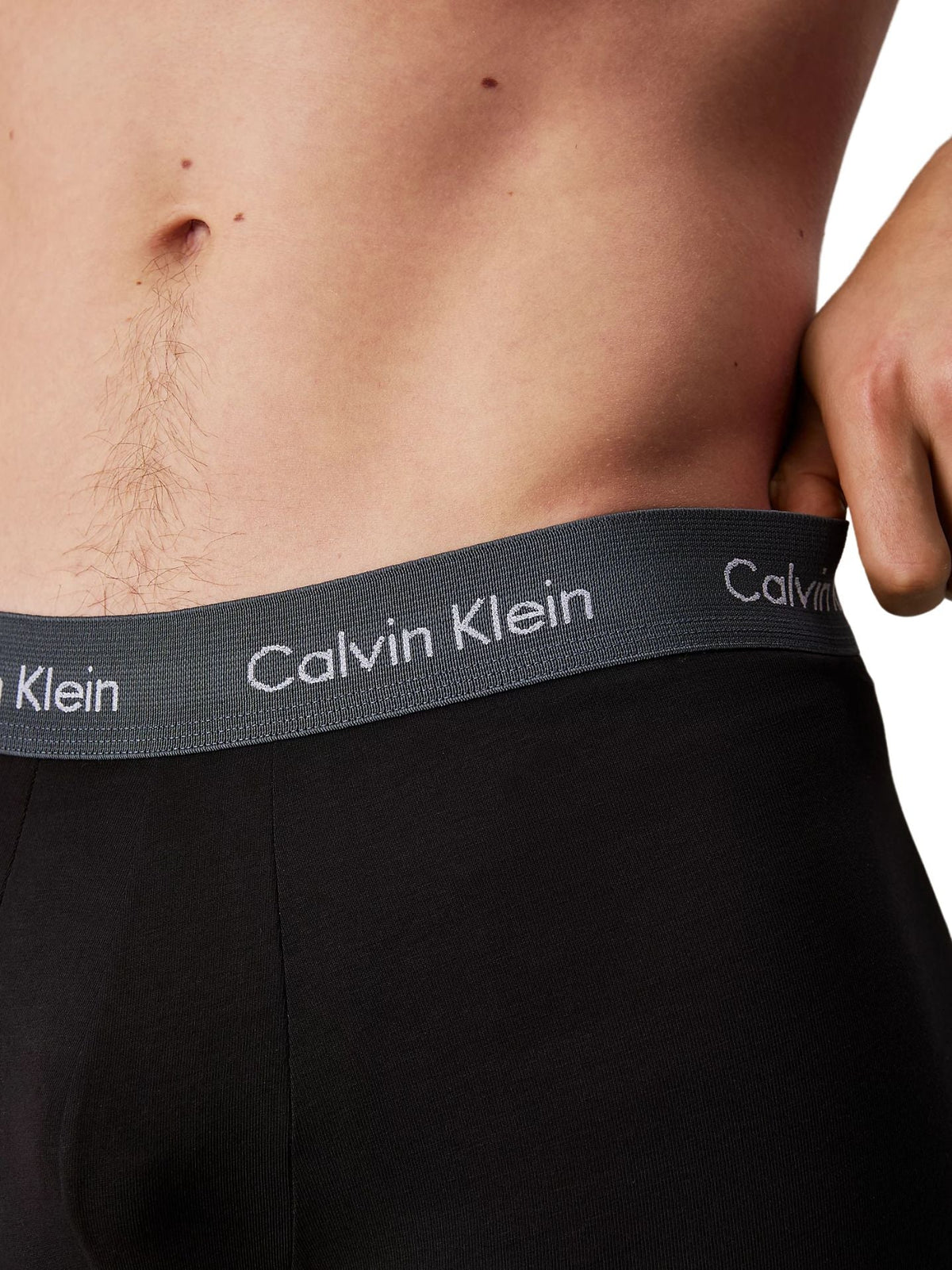 Calvin KleinTrunks 5 - pack5 - Pack Contrast Waistband Low - Rise Boxer Trunks, BlackBoxers - and - Briefs.net