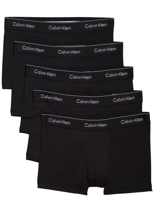 Calvin KleinTrunks 5 - pack5 - Pack Icon Cotton Stretch Boxer Trunks, All BlackBoxers & Briefs