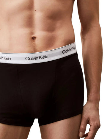 Calvin KleinTrunks 5 - pack5 - Pack Icon Cotton Stretch 'Relaxed Dart' Boxer Trunks, Black/whiteBoxers & Briefs