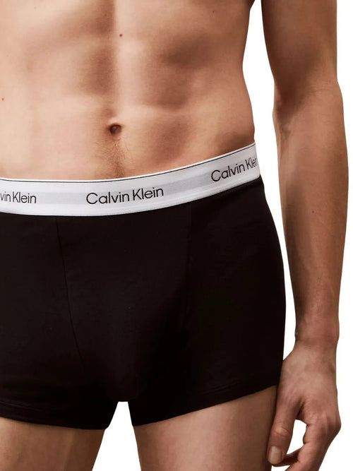 Calvin KleinTrunks 5 - pack5 - Pack Icon Cotton Stretch 'Relaxed Dart' Boxer Trunks, Black/whiteBoxers & Briefs