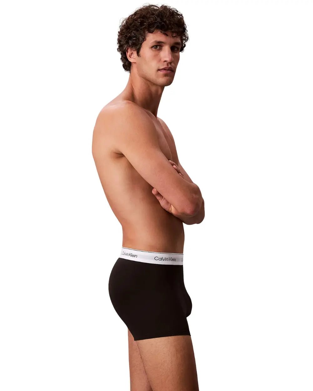 Calvin KleinTrunks 5 - pack5 - Pack Icon Cotton Stretch 'Relaxed Dart' Boxer Trunks, Black/whiteBoxers & Briefs