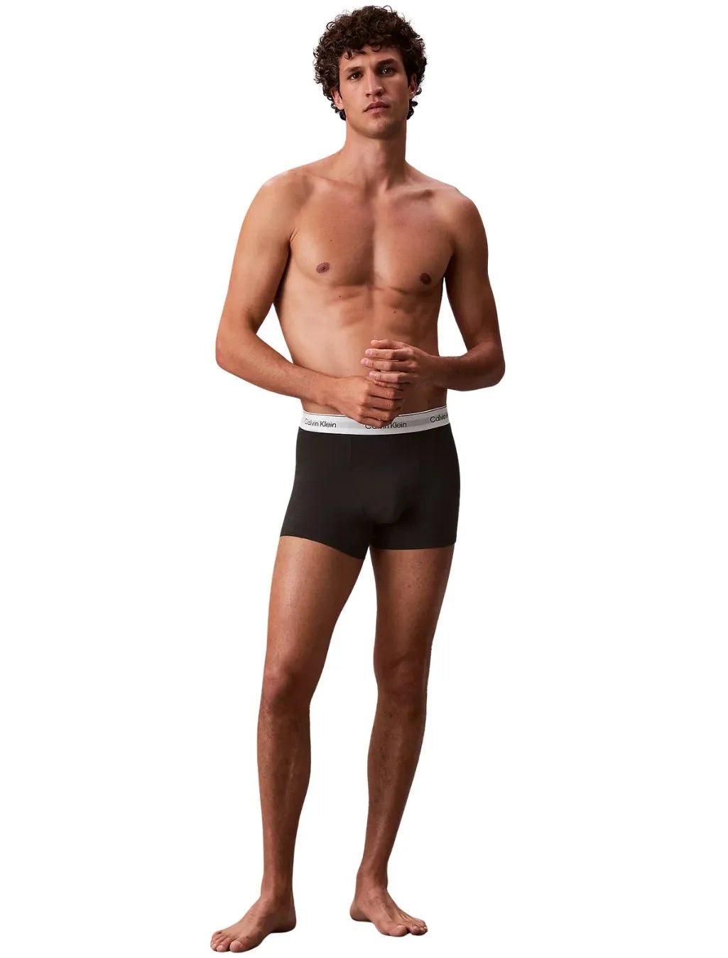 Calvin KleinTrunks 5 - pack5 - Pack Icon Cotton Stretch 'Relaxed Dart' Boxer Trunks, Black/whiteBoxers & Briefs