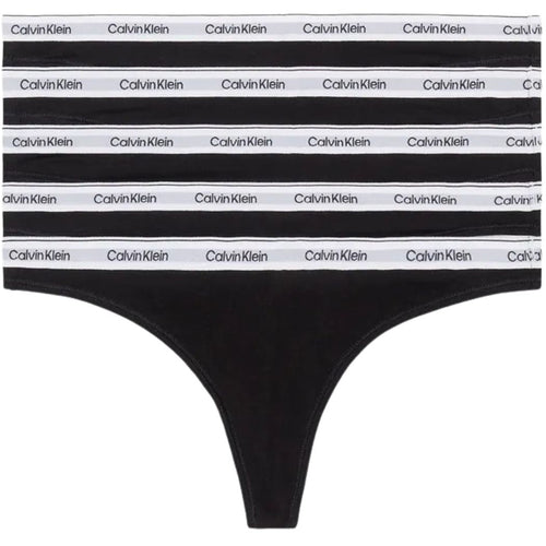 Calvin KleinThongs 5 - pack5 - Pack Modern Logo Thongs, Black/whiteBoxers & Briefs
