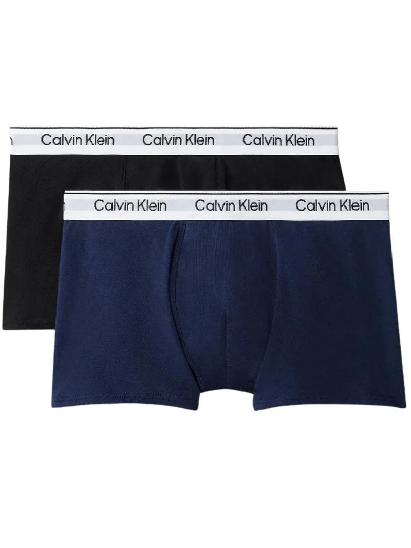 Calvin KleinTrunks 2 - packBoys 2 - Pack Modern Cotton Boxer Trunks, Navy/BlackBoxers & Briefs