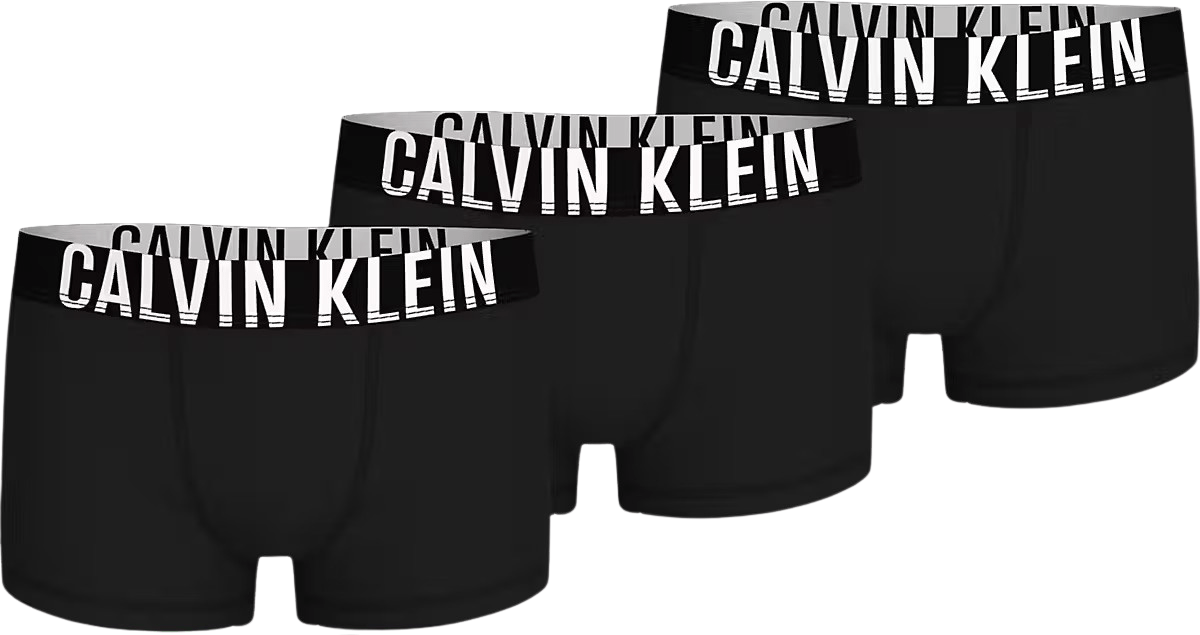 Calvin KleinTrunks 3 - packBoys 3 - Pack Intense Power Boxer Trunks, BlackBoxers & Briefs