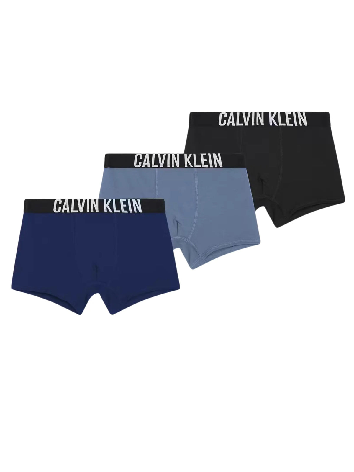 Calvin KleinTrunks 3 - packBoys 3 - Pack Intense Power Boxer Trunks, Navy/Blue/BlackBoxers & Briefs